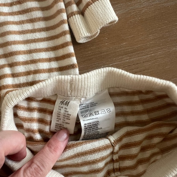 H&M Fall Striped Set - Picture 3 of 5